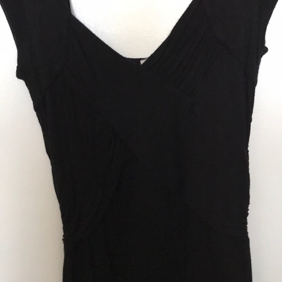 Black ruched blouse - Picture 2 of 3